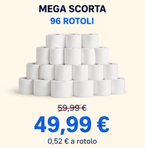 SoftRoll™ - Carta Igienica Premium Ultra Morbida
