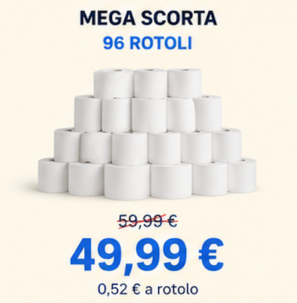 SoftRoll™ - Carta Igienica Premium Ultra Morbida